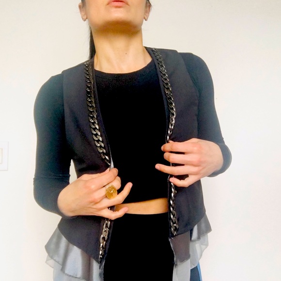 SUNCOO Tops - SALE 🍭Va-Va-Voom-Vest! SUNCOO PARIS Vest.